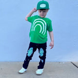 Over the Rainbow Tee, Green (Infant, Toddler, Youth, Adult)