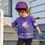 *Into The Wild Long Sleeve Shirt,Purple (Infant, Toddler, Youth, Adult)