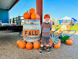 FALL-Orange Snapback, (Infant/Toddler, Child, Adult)