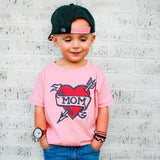 *Tattoo Mom Tee, Lt.Pink  (Infant, Toddler, Youth, Adult)