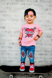*Tattoo Mom Tee, Lt.Pink  (Infant, Toddler, Youth, Adult)