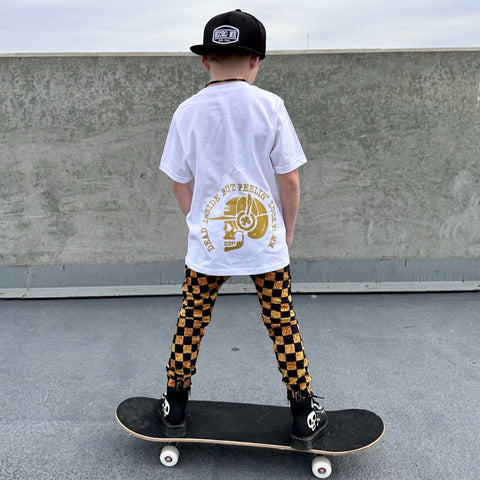 Dead Iniside Tee, White  (Infant, Toddler, Youth, Adult)