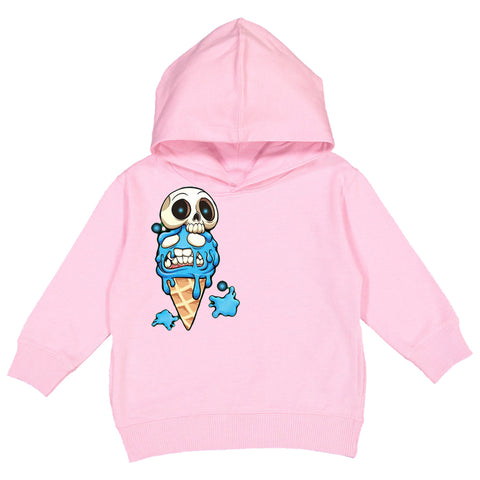 I Scream Hoodie, Lt.Pink (Toddler, Youth, Adult)