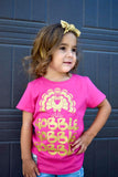 Gobble Gobble, Hot Pink (infant, toddler, youth)