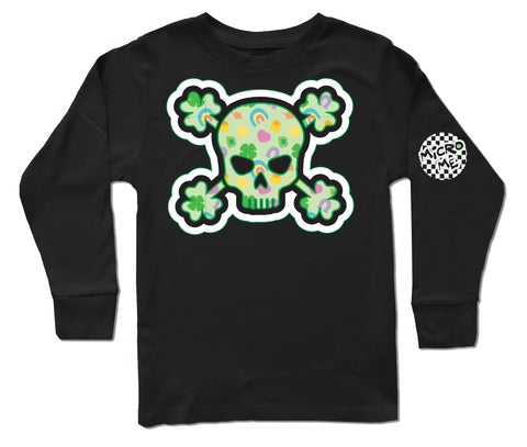Charms SKULL Long Sleeve Shirt, Black (Infant, Toddler, Youth, Adult)