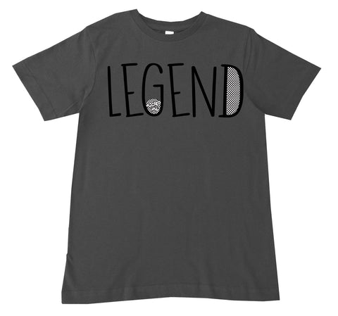 Legend Tee, Charcoal (Infant, Toddler, Youth, Adult)