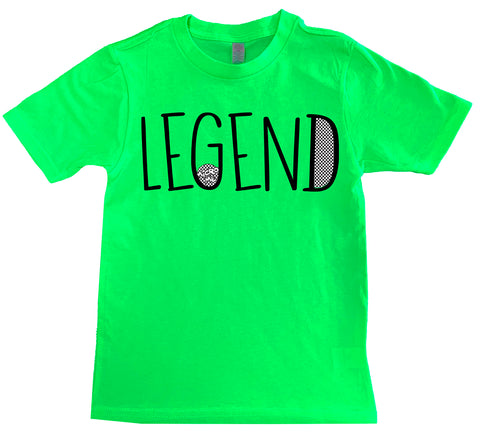 Legend Tee, Neon Green  (Youth)