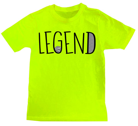 Legend Tee, Neon Yellow (Toddler, Youth)