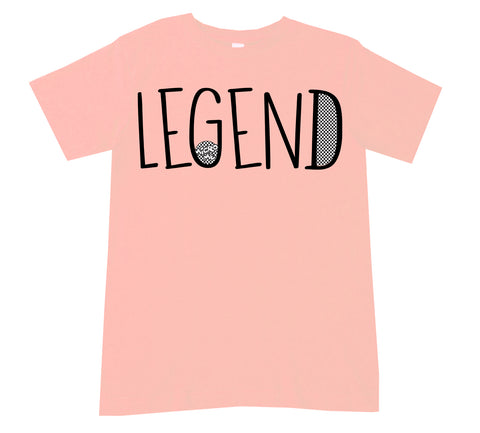 Legend Tee, Peach (Infant, Toddler, Youth, Adult)