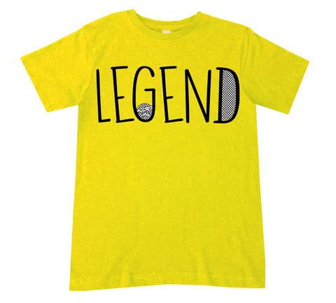 Legend Tee, Yellow (Infant, Toddler, Youth, Adult)