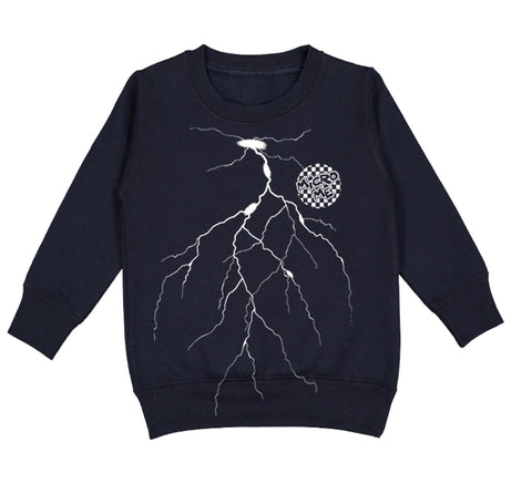 Lightning Fleece Sweatshirt, Navy (Toddler, Youth, Adult)
