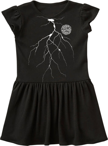 Lightning Dress, Black (Infant, Toddler)