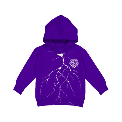 Lightning Hoodie, Purple (Toddler, Youth, Adult)