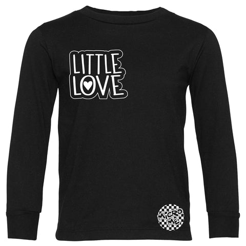 Little Love Long Sleeve Shirt, Black  (Infant, Toddler, Youth, Adult)
