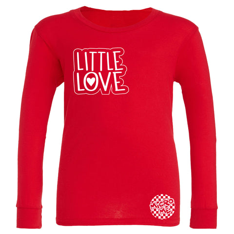 Little Love Long Sleeve Shirt, Red (Infant, Toddler, Youth, Adult)