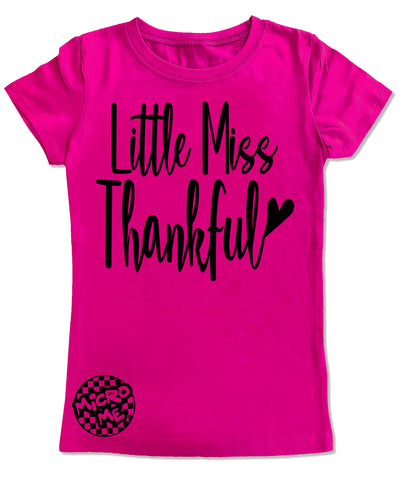 Little Miss Thankful, Hot Pink (infant, toddler, youth)