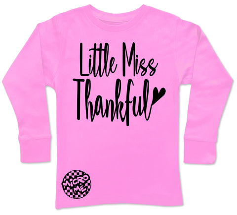 Little Miss Thankful LS,Lt. PInk (Infant, Toddler, Youth)
