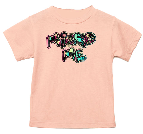 Distressed Logo Tee, Peach (Infant, Toddler, Youth, Adult)