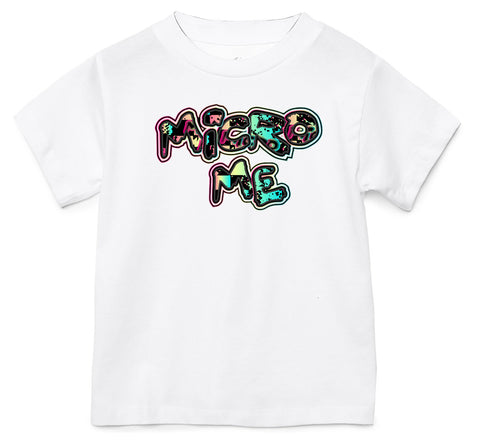 Distressed Logo Tee, White (Infant, Toddler, Youth, Adult)