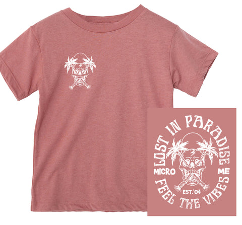 Lost in Paradise Tee, Clay (Infant, Toddler, Youth, Adult)