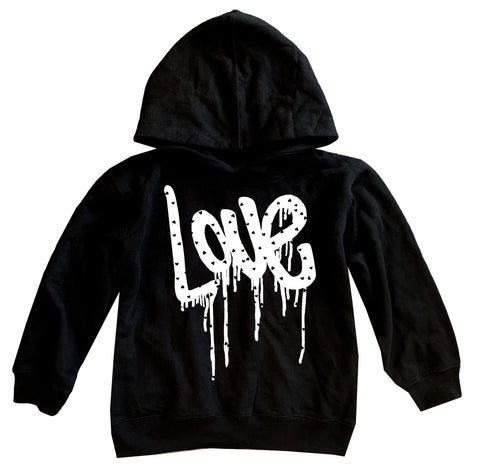 Love Drips Hoodie, Black (Toddler, Youth, Adult)
