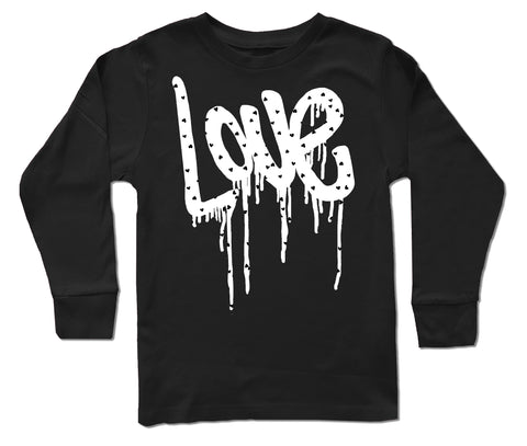 Love Drips LS Shirt, Black (Infant, Toddler, Youth)
