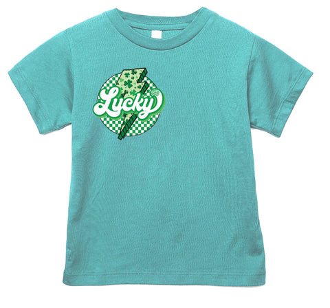 Lucky Bolt Tee, Saltwater  (Infant, Toddler, Youth, Adult)