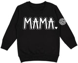 *MAMA  Crew Sweatshirt, Black  (Adult)