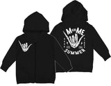 MM Summer Zip Hoodie, Black (Infant, Toddler, Youth, Adult)