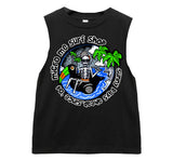 Sunny Days Tank, Black  (Infant, Toddler, Youth, Adult)