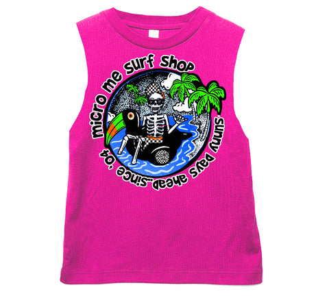Sunny Days Tank, Hot Pink  (Infant, Toddler, Youth, Adult)