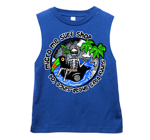 Sunny Days Tank, Royal  (Infant, Toddler, Youth, Adult)