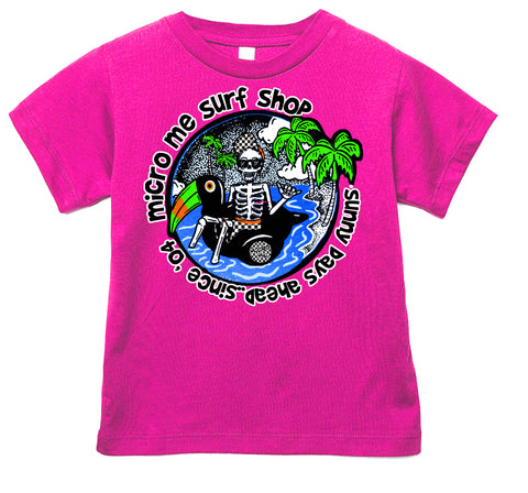 Sunny Days Tee, Hot Pink (Infant, Toddler, Youth, Adult)