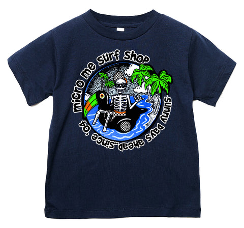 Sunny Days Tee, Navy  (Infant, Toddler, Youth, Adult)