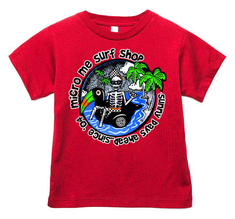 Sunny Days Tee, Red  (Infant, Toddler, Youth, Adult)