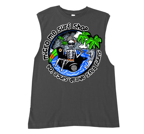 Sunny Days Tank, Charcoal  (Infant, Toddler, Youth, Adult)