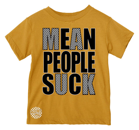 Mean People Suck Tee, Mustard   (Youth)
