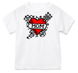 *Tattoo Mom Tee, White  (Infant, Toddler, Youth, Adult)