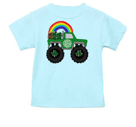 Monster Truck Tee, Lt. Blue (Infant, Toddler, Youth, Adult)