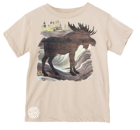 Moose Tee,Natural (Toddler, Youth, Adult)