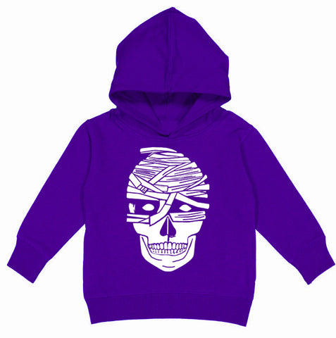 Mummy Skull Hoodie, Purple (Toddler, Youth, Adult)