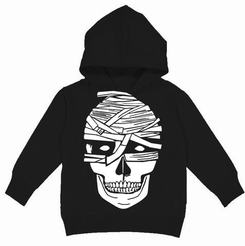 Mummy Skull Hoodie, Black (Toddler, Youth, Adult)