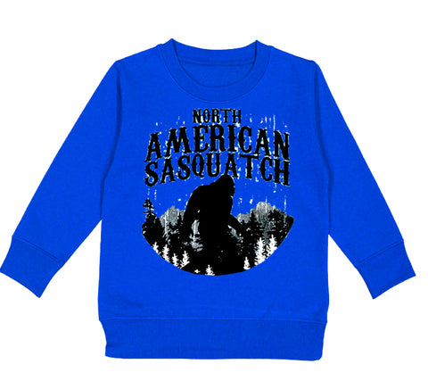 N.Am Sasquatch Sweatshirt, Royal (Toddler, Youth)