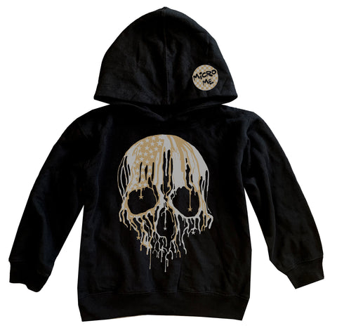 NYE Drip Skull Fleece Hoodie, Black (Infant, Toddler, Youth, Adult)