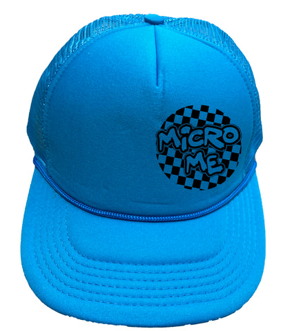 Logo Trucker, Neon Blue (Adult)