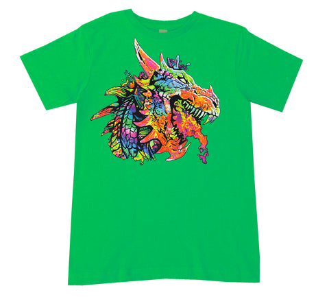 Neon Dragon Tee, Green (Infant, Toddler, Youth, Adult)