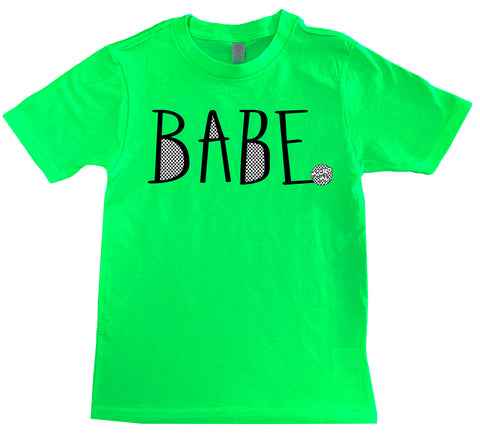 Babe Tee, Neon Green (Youth)