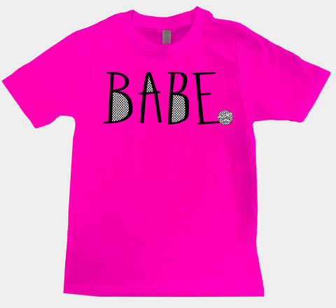 Babe Tee, Neon Pink (Youth)