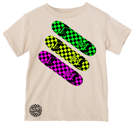 Neon Skateboards Tee, Natural  (Infant, Toddler, Youth, Adult)