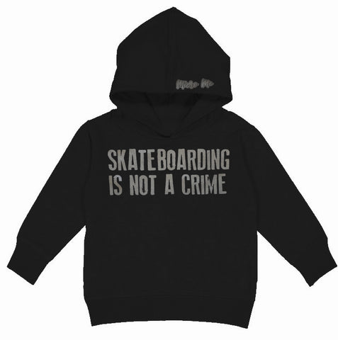 Not A Crime Hoodie, Black (Toddler, Youth, Adult)